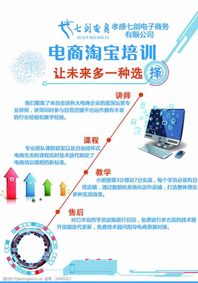 电商培训招生图片素材
